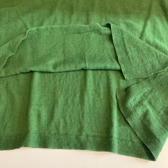J Jill Sweater Womens L Large Basil Linen Blend Lightweight Bracelet Sleeve - Picture 10 of 14